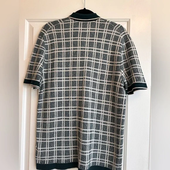 Abercrombie & Fitch Men’s Green checked Knit Sweater Polo Shirt!
Size M - Picture 3 of 4